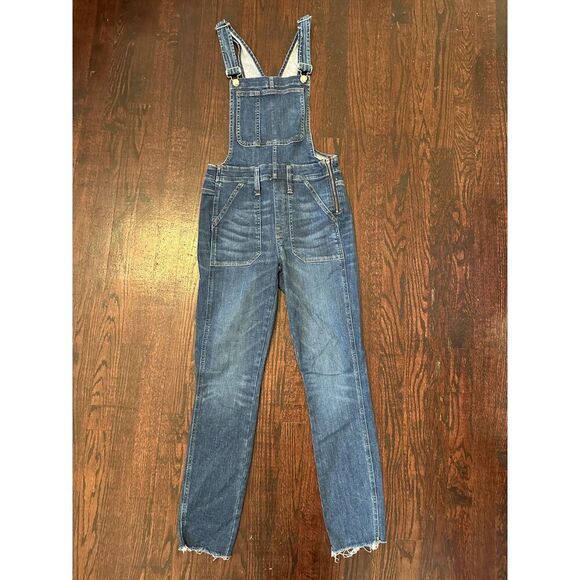 Madewell Denim Skinny Overalls Size XS - Picture 1 of 10